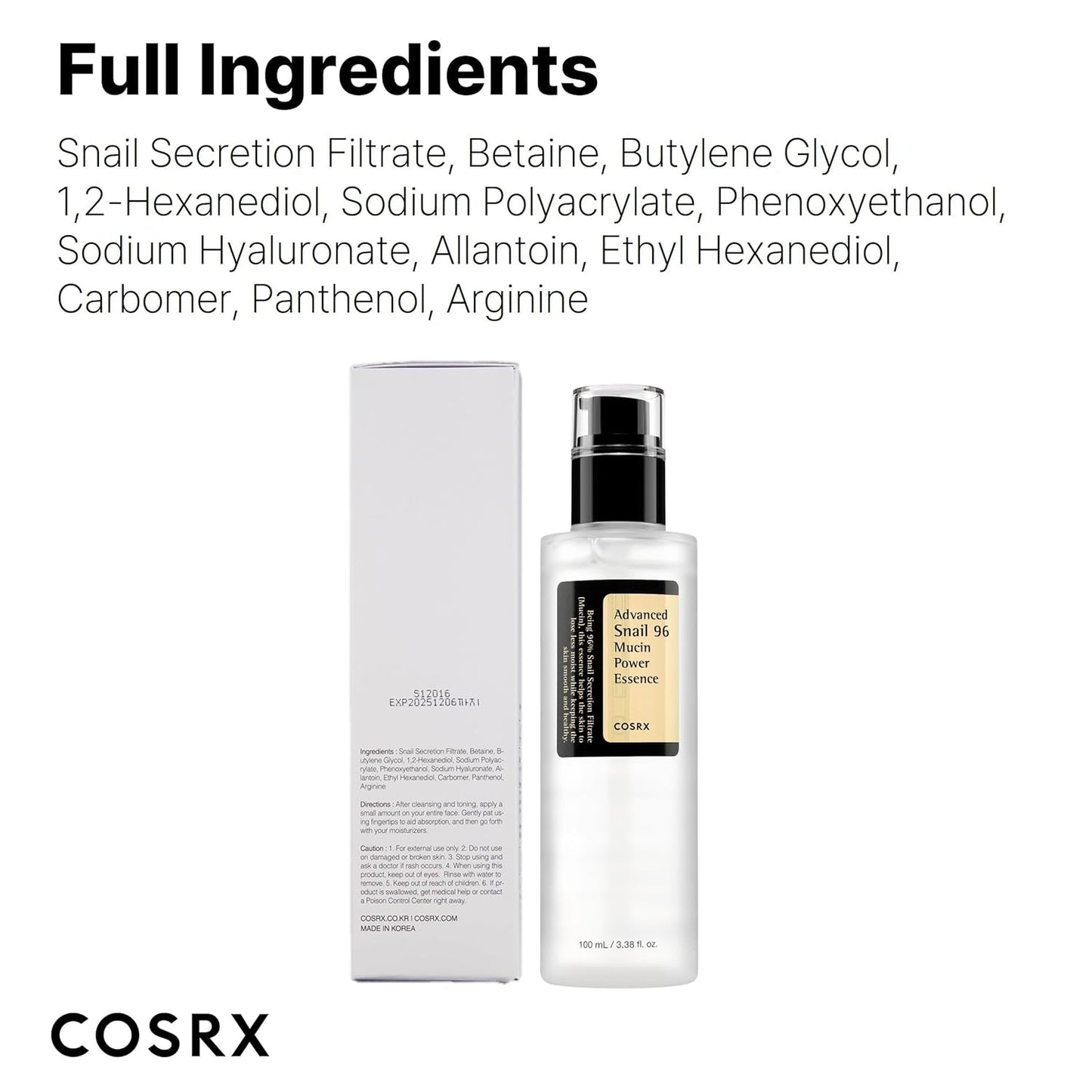 COSRX Snail Mucin Face Serum