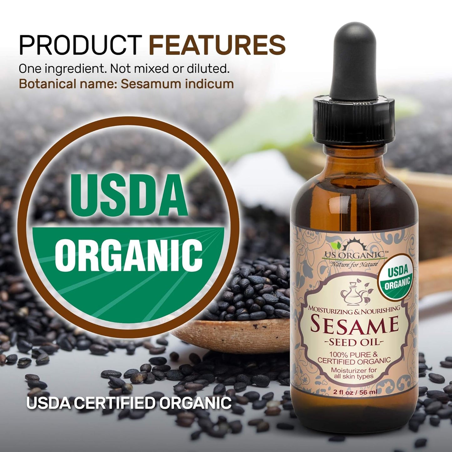 Organic Sesame Seed Oil