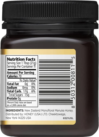 Pure New Zealand Manuka Honey
