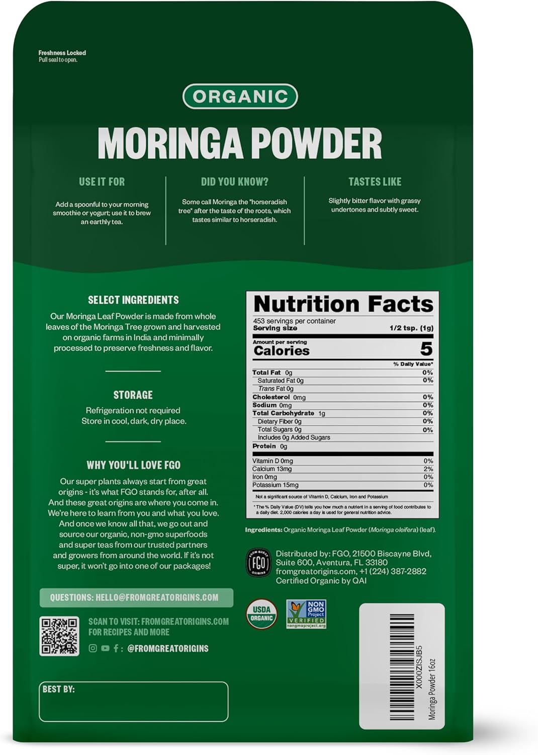 Moringa Leaf Powder