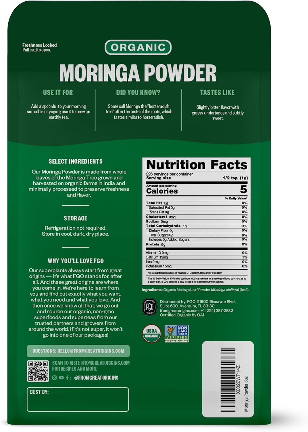 Moringa Leaf Powder