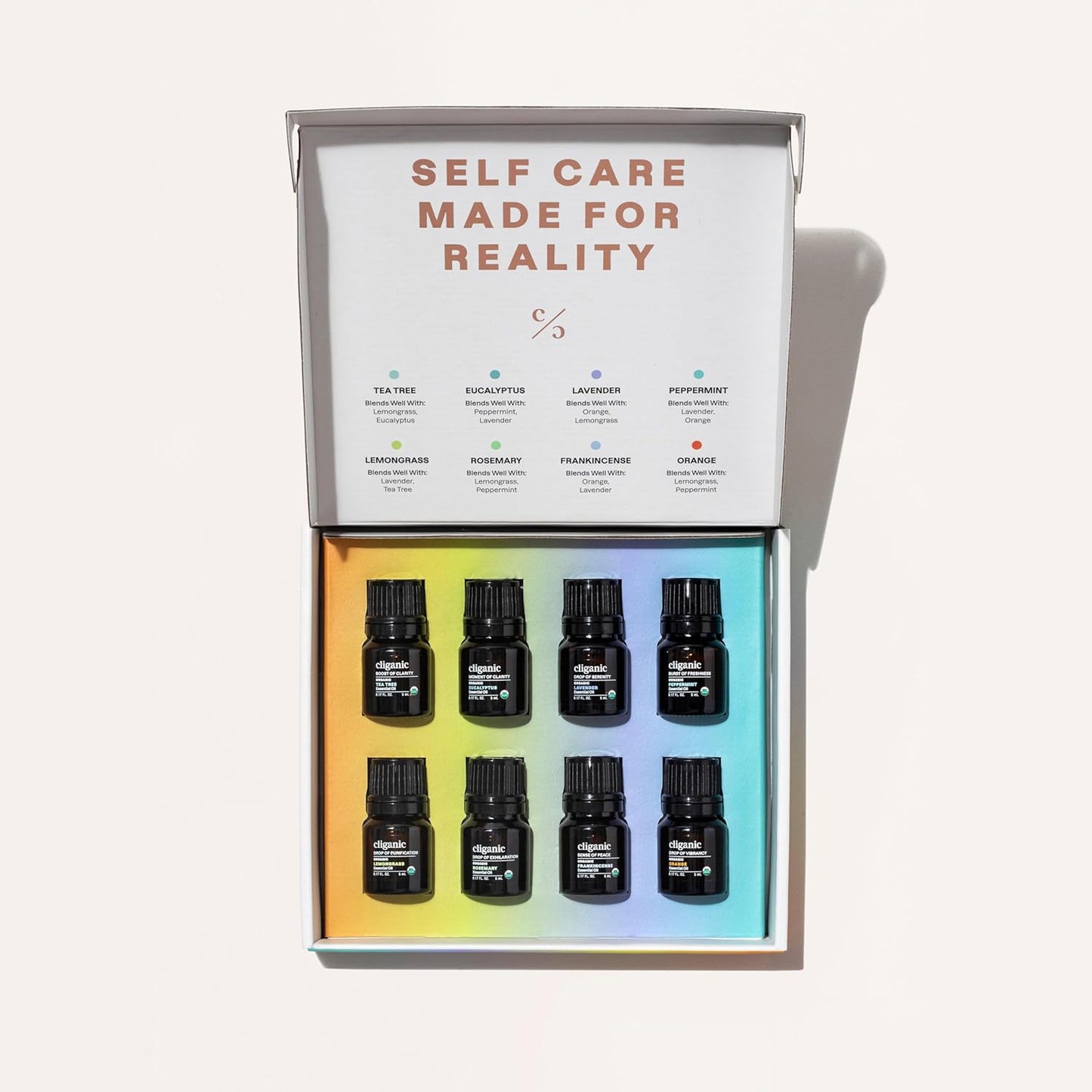 Cliganic Organic Aromatherapy Essential Oils Gift Set