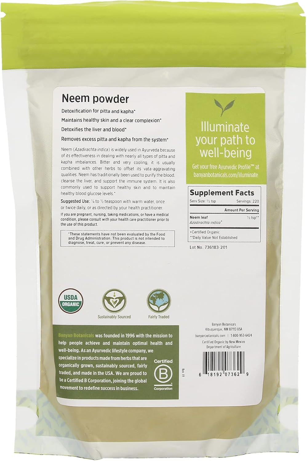 Organic Neem Powder