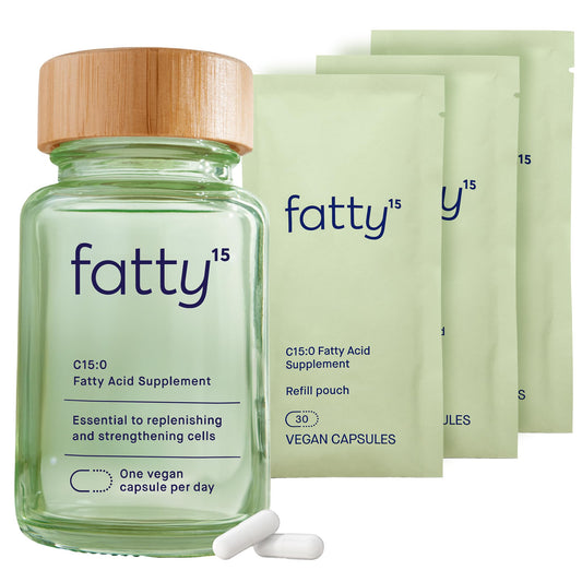 Fatty15 C15:0 Pentadecanoic Acid Supplement The Longevity Nutrient