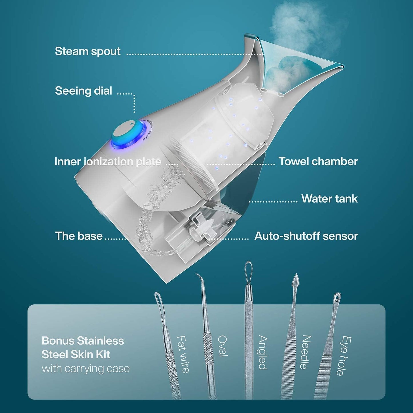 Nano Ionic Facial Steamer