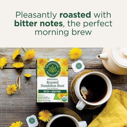Organic Roasted Dandelion Root Herbal Tea